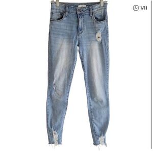 BP Nordstrom Light Wash Distressed Women's Jeans - size 27